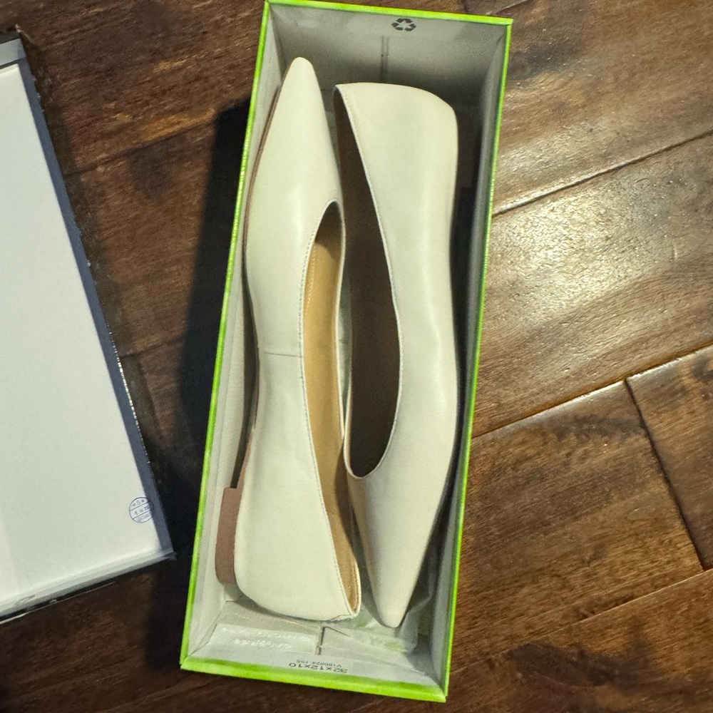 Sam Edenman 10M Elegant White Women's Flats